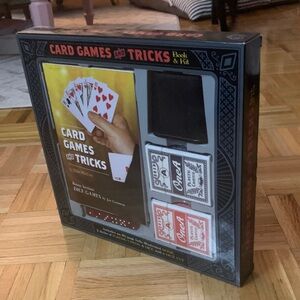 NIB Tricks Set / Card Games with 80-page Fully-Illustrated Book